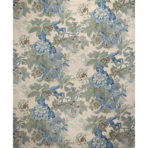 Chinese Lantern Ii Sky/Jade by Lee Jofa Designer Fabric