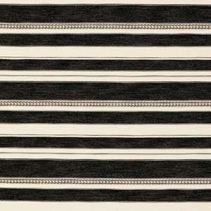 Entoto Stripe Ivory/Black by Lee Jofa Designer Fabric