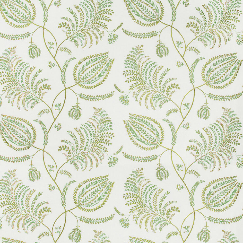 Palmero Emb Ivory/Leaf by Lee Jofa Fabric Lee Jofa Fabric Palmero Emb Ivory/LeafFabric WESTPORT COTTON - 40%;LINEN - 29%;SPUN POLYESTER - 18%;VISCOSE - 13% India </p><p>Repeat: H: 25.9, V: 25.98 51.8 - Fabric Carolina -