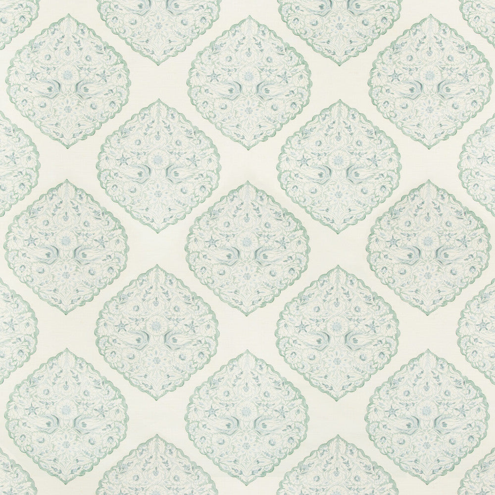 Lido Print Mist by Lee Jofa Designer Fabric WESTPORT LINEN - 60%;COTTON - 30%;NYLON - 10% United Kingdom MEDIUM Horizontal: 18.01368 and Vertical: 18.01368 54.04104 - Swanky Fabrics -