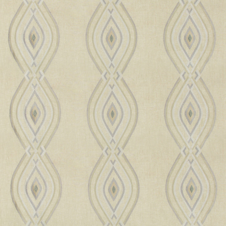 Ora Embroidery Bluff by Lee Jofa Designer Fabric WESTPORT LINEN - 68%;VISCOSE - 23%;SPUN POLYESTER - 9% India LIGHT Horizontal: 16.5 and Vertical: 17 51 - Swanky Fabrics -