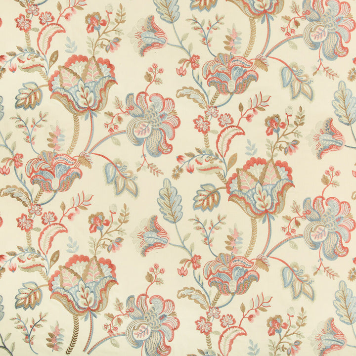 Bradford Emb Petal/Capri by Lee Jofa Designer Fabric WESTPORT COTTON - 75%;VISCOSE - 15%;RAYON - 10% India - Horizontal: 49 and Vertical: 31.5 49 - Swanky Fabrics -