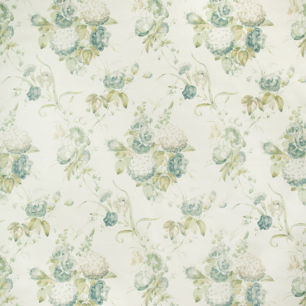 Adelyn Handblock Celadon by Lee Jofa Designer Fabric LJ SHOWROOM ONLY 2018 COTTON - 100% Thailand MEDIUM Horizontal: 12.5 and Vertical: 39.75 50 - Swanky Fabrics -