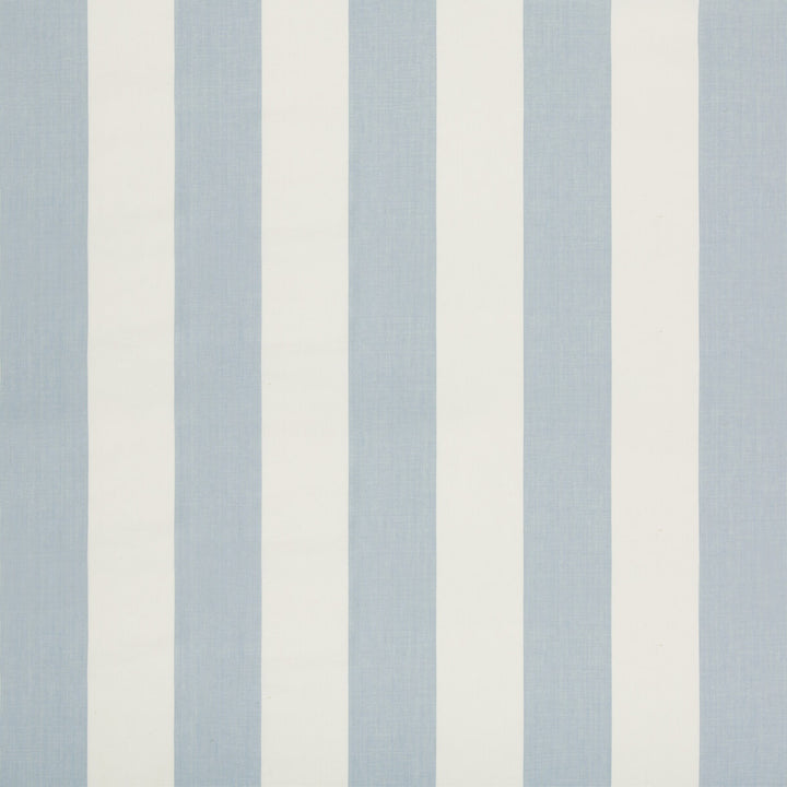 St Croix Stripe Sky by Lee Jofa Designer Fabric SUZANNE KASLER THE RIVIERA COLLECTION COTTON - 100% India - Horizontal: 6.7 and Vertical: 0 53 - Swanky Fabrics -