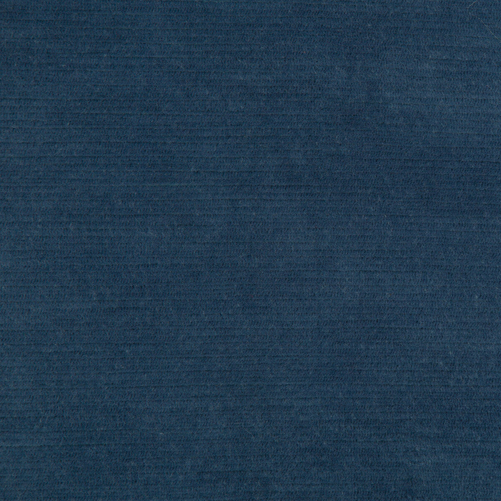Gemma Velvet Blue by Lee Jofa Designer Fabric GEMMA PERFORMANCE VELVET POLYESTER - 100% Italy HEAVY Horizontal: 0 and Vertical: 0 55 - Swanky Fabrics -