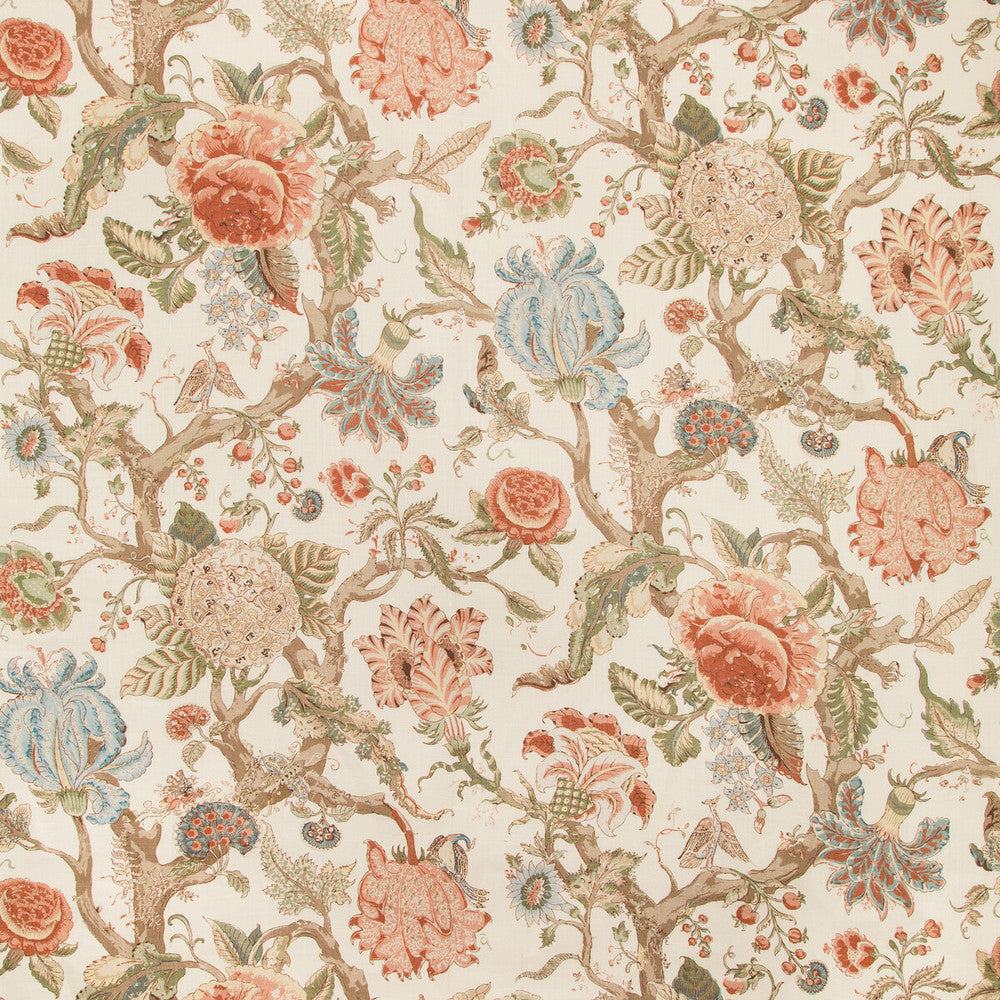 Adlington Coral by Lee Jofa Fabric Lee Jofa Fabric Adlington CoralFabric MANOR HOUSE LINEN - 100% Thailand </p><p>Repeat: H: 30, V: 50.94 60 - Fabric Carolina -