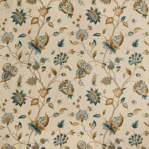 Hollin Print Peacock by Lee Jofa Designer Fabric