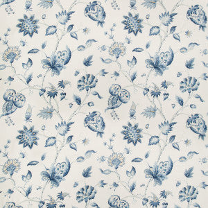 Hollin Print Indigo by Lee Jofa Designer Fabric