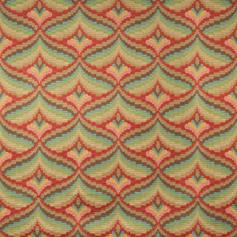 Giles Embroidery Berry by Lee Jofa Designer Fabric MANOR HOUSE SPUN VISCOSE - 51%;COTTON - 39%;SPUN POLYESTER - 10% India Horizontal: 8.5 and Vertical: 6.22 51 - Swanky Fabrics -