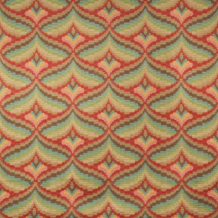 Giles Embroidery Berry by Lee Jofa Designer Fabric MANOR HOUSE SPUN VISCOSE - 51%;COTTON - 39%;SPUN POLYESTER - 10% India Horizontal: 8.5 and Vertical: 6.22 51 - Swanky Fabrics -