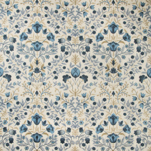 Luxford Embroidery Indigo by Lee Jofa Designer Fabric