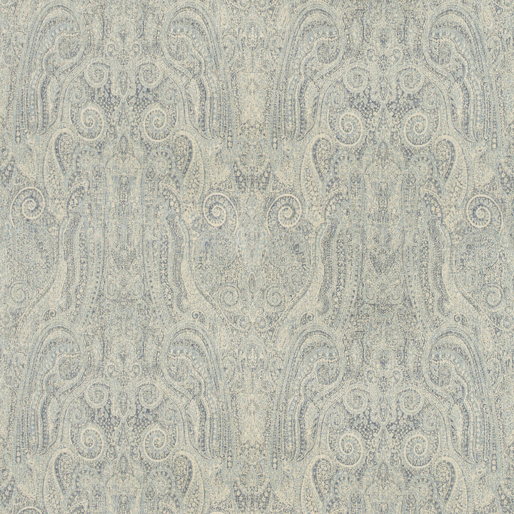 Foxhill Paisley Denim by Lee Jofa Designer Fabric MANOR HOUSE VISCOSE FLAX - 36%;ACRYLIC CHENILLE - 31%;LINEN - 18%;COTTON - 12%;POLYESTER - 3% Italy Horizontal: 27 and Vertical: 36 54 - Swanky Fabrics -