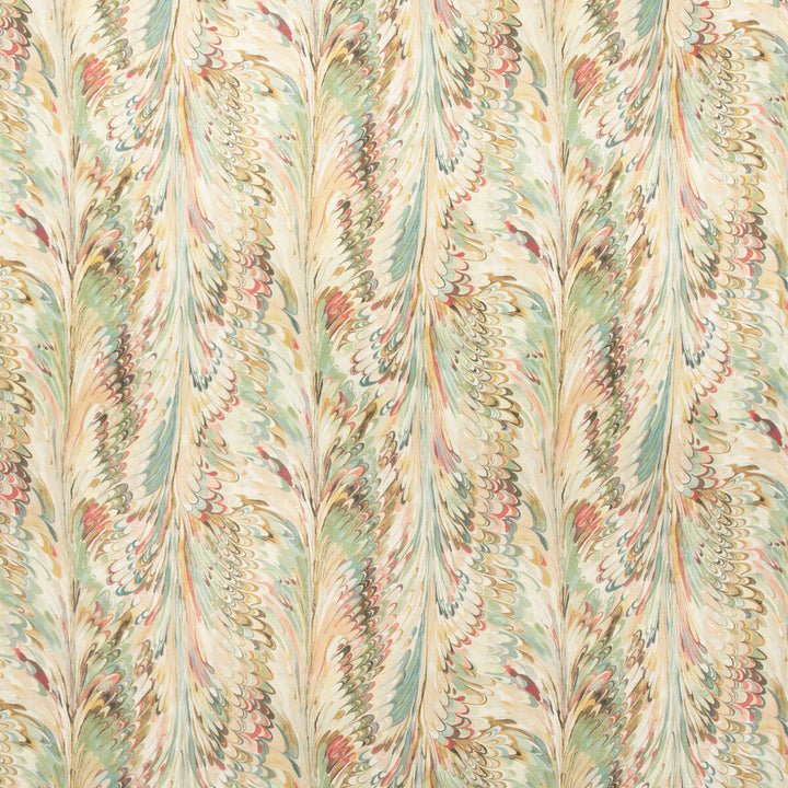 Taplow Print Juniper/Petal by Lee Jofa Designer Fabric MANOR HOUSE LINEN - 100% Austria MEDIUM Horizontal: 36.5 and Vertical: 31.5 56.8 - Swanky Fabrics -