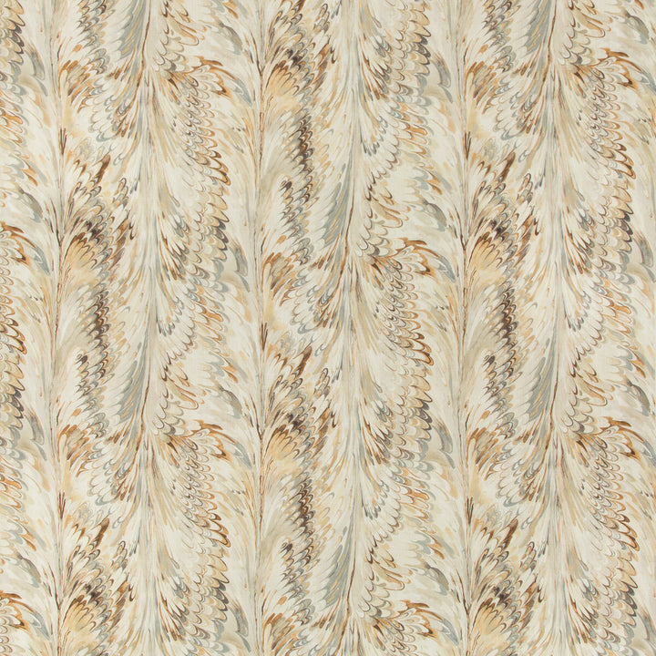 Taplow Print Sand/Dove by Lee Jofa Designer Fabric MANOR HOUSE LINEN - 100% Austria MEDIUM Horizontal: 14.2 and Vertical: 24.9 56.8 - Swanky Fabrics -