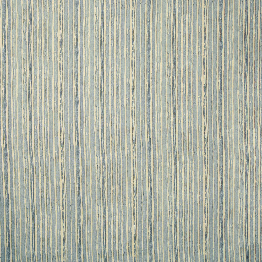 Benson Stripe Faded Denim by Lee Jofa Designer Fabric CARRIER AND COMPANY COTTON - 52%;LINEN - 48% Italy MEDIUM Horizontal: 9 and Vertical: 6.45 54 - Swanky Fabrics -