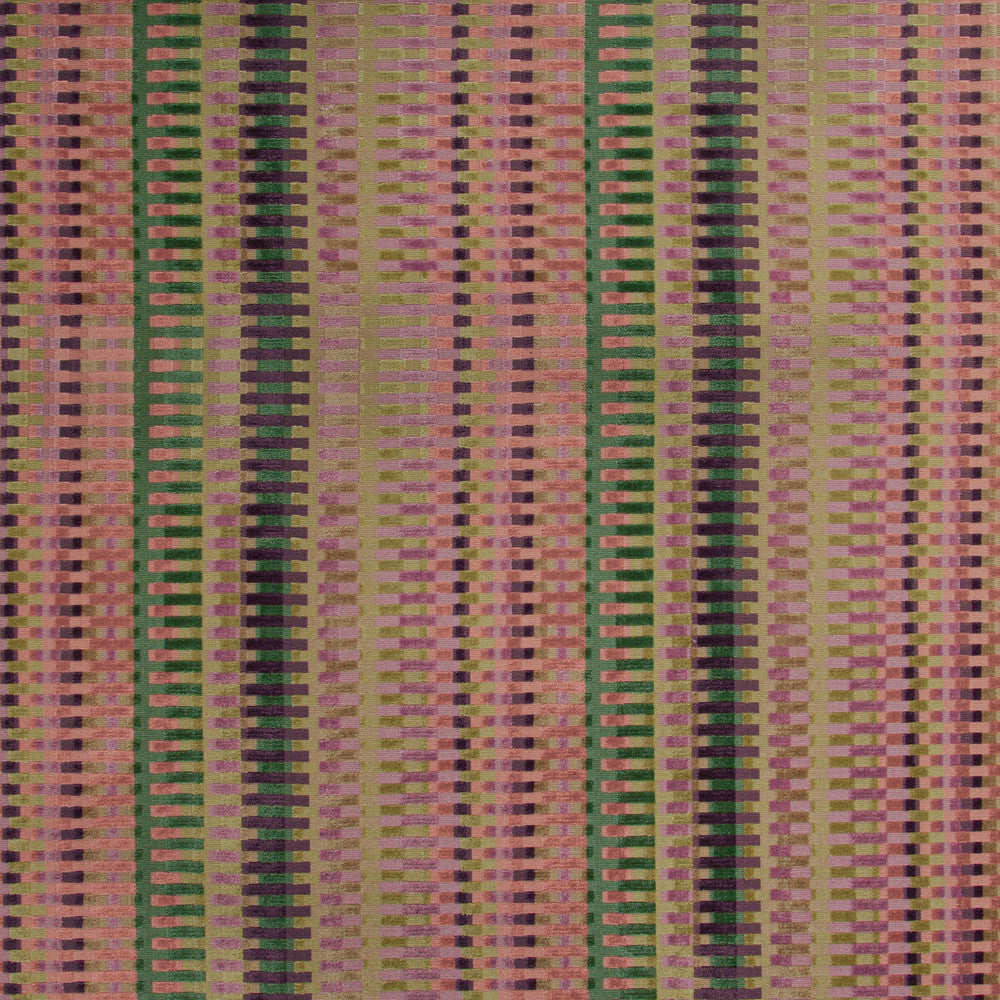 Picket Multi/Plum by Lee Jofa Designer Fabric CARRIER AND COMPANY VISCOSE - 63%;COTTON - 37% India HEAVY Horizontal: 13.38 and Vertical: 0.67 54.31 - Swanky Fabrics -