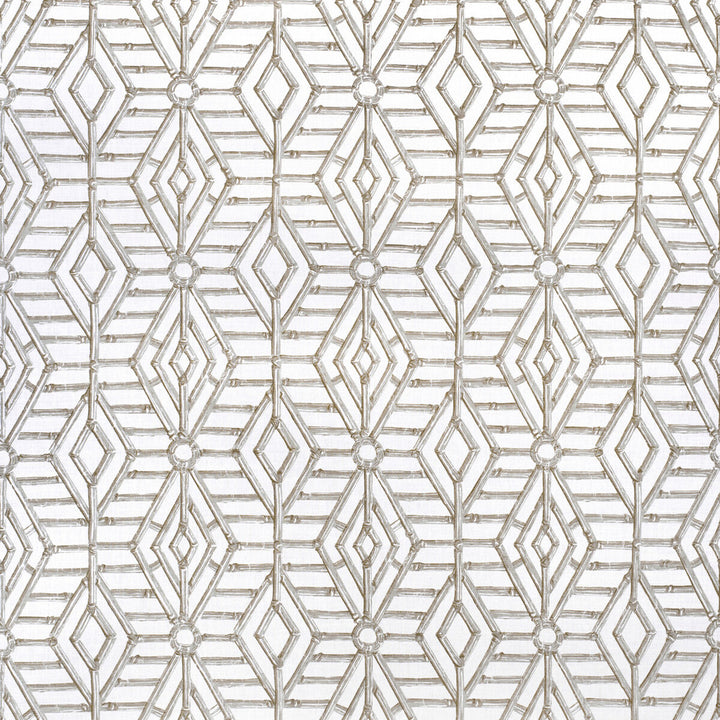 Bamboo Cane Celadon by Lee Jofa Designer Fabric PAOLO MOSCHINO FABRICS LINEN - 67%;COTTON - 33% United Kingdom HEAVY Horizontal: 9.45 and Vertical: 5.12 53.94 - Swanky Fabrics -