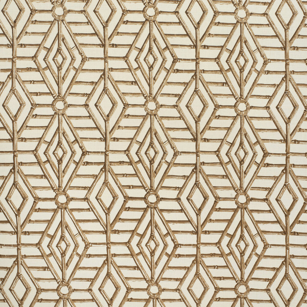 Bamboo Cane Brown by Lee Jofa Designer Fabric PAOLO MOSCHINO FABRICS LINEN - 67%;COTTON - 33% United Kingdom HEAVY Horizontal: 9.45 and Vertical: 5.12 53.94 - Swanky Fabrics -