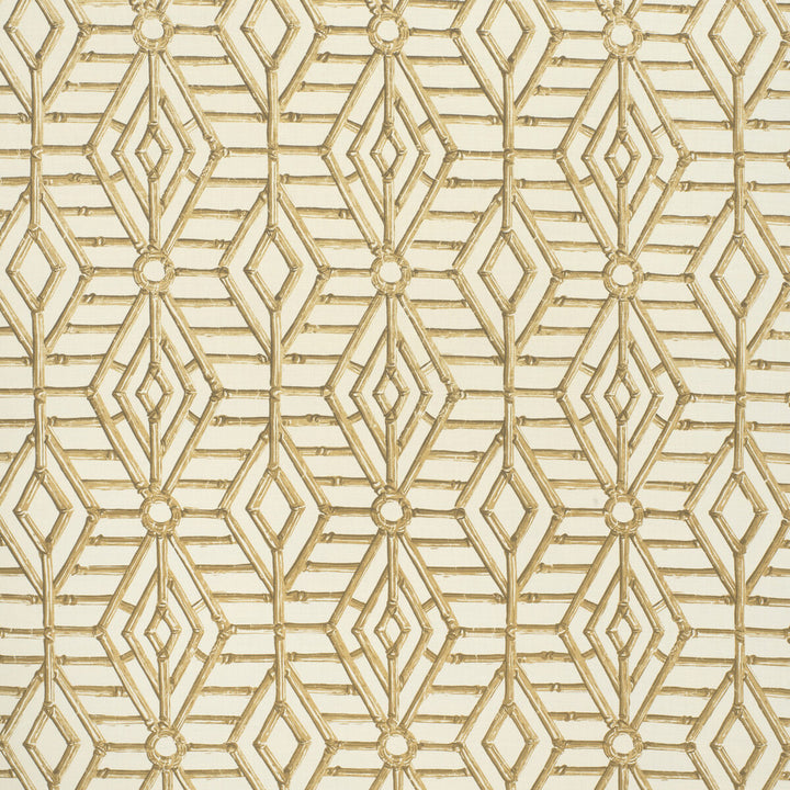Bamboo Cane Beige/White by Lee Jofa Designer Fabric PAOLO MOSCHINO FABRICS LINEN - 67%;COTTON - 33% United Kingdom HEAVY Horizontal: 9.45 and Vertical: 5.12 53.94 - Swanky Fabrics -