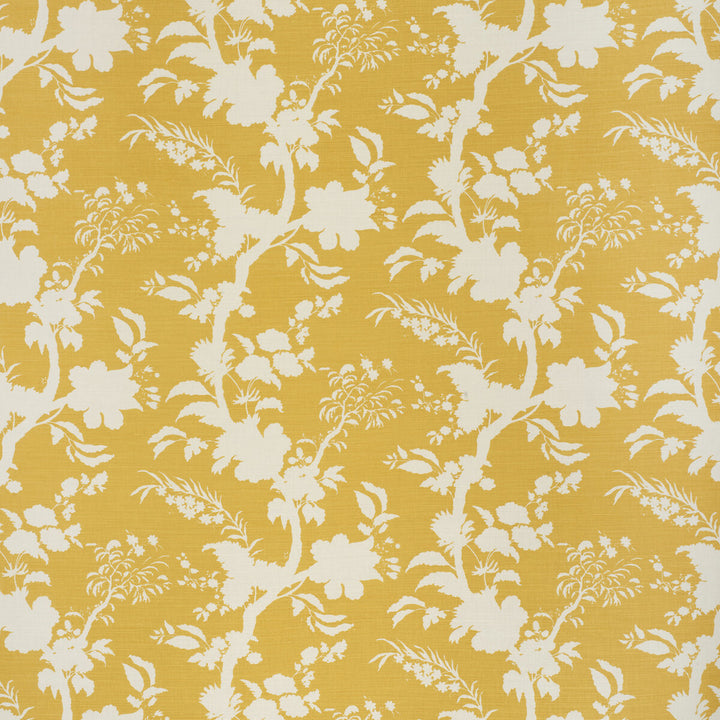 Beijing Blossom Amber by Lee Jofa Designer Fabric PAOLO MOSCHINO FABRICS LINEN - 67%;COTTON - 33% United Kingdom HEAVY Horizontal: 24.8 and Vertical: 23.03 51.18 - Swanky Fabrics -