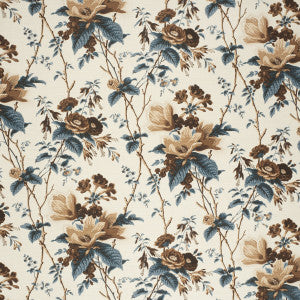 De La Tour Blu/Brow/Whi by Lee Jofa Designer Fabric