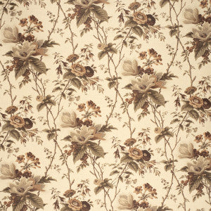 De La Tour Plum/Brow/Ecru by Lee Jofa Designer Fabric