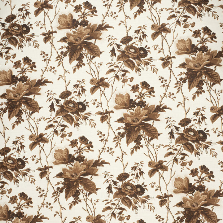 De La Tour Brown by Lee Jofa Designer Fabric PAOLO MOSCHINO FABRICS LINEN - 67%;COTTON - 33% United Kingdom HEAVY Horizontal: 19.88 and Vertical: 23.03 50 - Swanky Fabrics -
