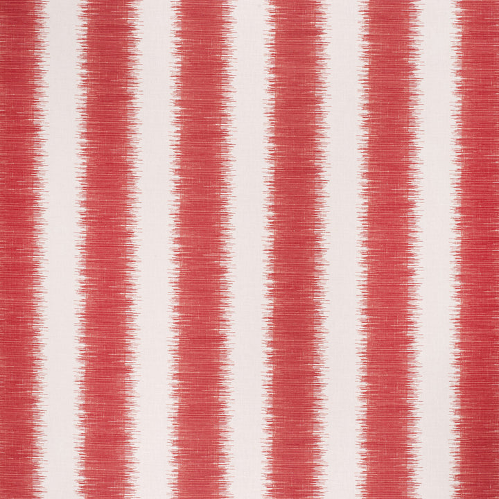 Hampton Stripe Red/Ecru by Lee Jofa Designer Fabric PAOLO MOSCHINO FABRICS LINEN - 67%;COTTON - 33% United Kingdom HEAVY Horizontal: 12.99 and Vertical: 51.97 - Swanky Fabrics -