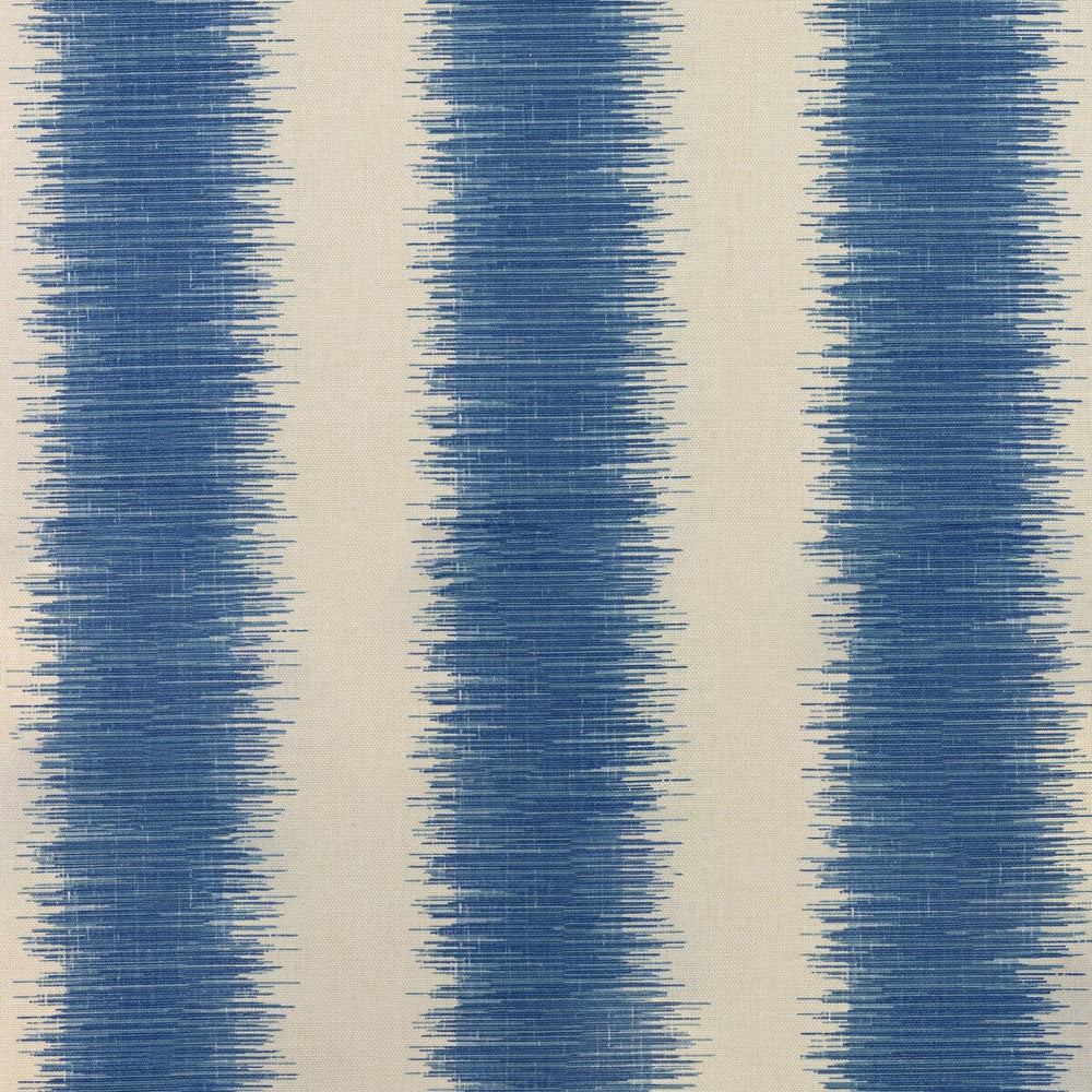 Hampton Stripe Blue/Ecru by Lee Jofa Designer Fabric PAOLO MOSCHINO FABRICS LINEN - 67%;COTTON - 33% United Kingdom HEAVY Horizontal: 12.99 and Vertical: - 51.97 - Swanky Fabrics -