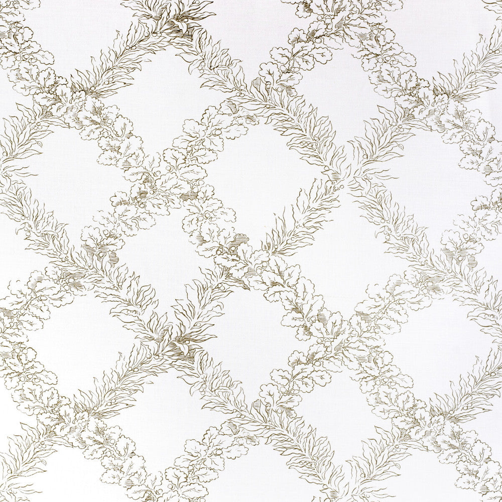 Leaf Trellis Sage by Lee Jofa Designer Fabric PAOLO MOSCHINO FABRICS LINEN - 67%;COTTON - 33% United Kingdom HEAVY Horizontal: 16.93 and Vertical: 16.14 53.94 - Swanky Fabrics -