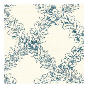 Leaf Trellis Blue by Lee Jofa Designer Fabric
