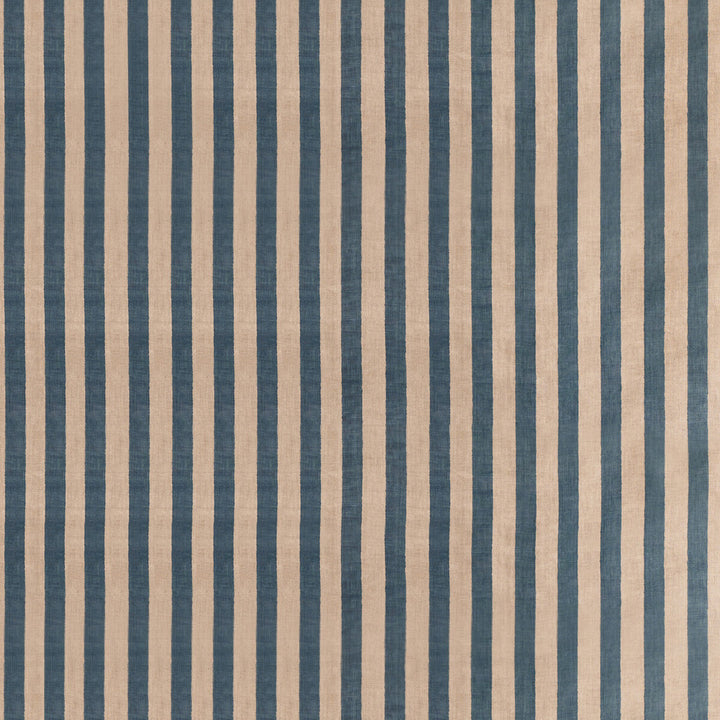 Melba Stripe Teal by Lee Jofa Designer Fabric PAOLO MOSCHINO FABRICS LINEN - 100% United Kingdom Horizontal: 1.97 and Vertical: 0 51.97 - Swanky Fabrics -