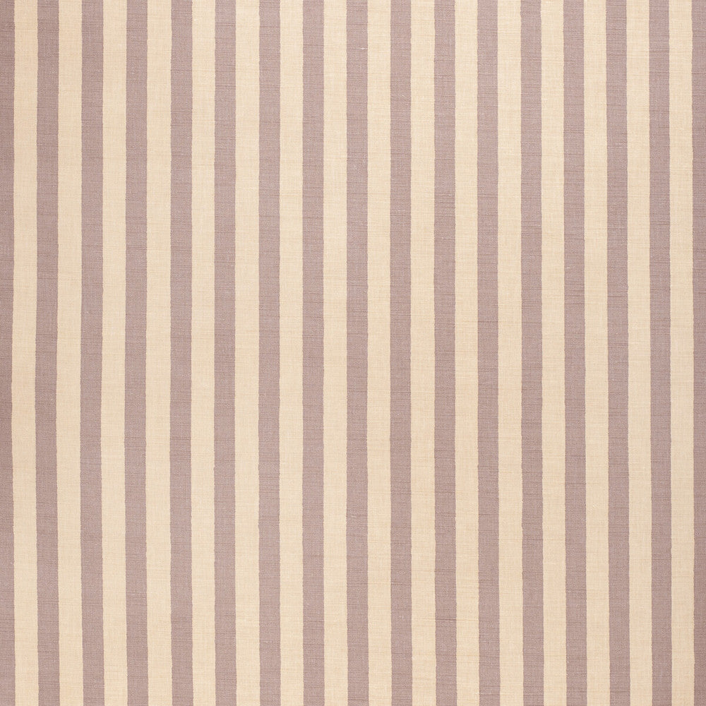 Melba Stripe Plum/White by Lee Jofa Designer Fabric PAOLO MOSCHINO FABRICS LINEN - 67%;COTTON - 33% United Kingdom HEAVY Horizontal: 1.97 and Vertical: 0 50 - Swanky Fabrics -