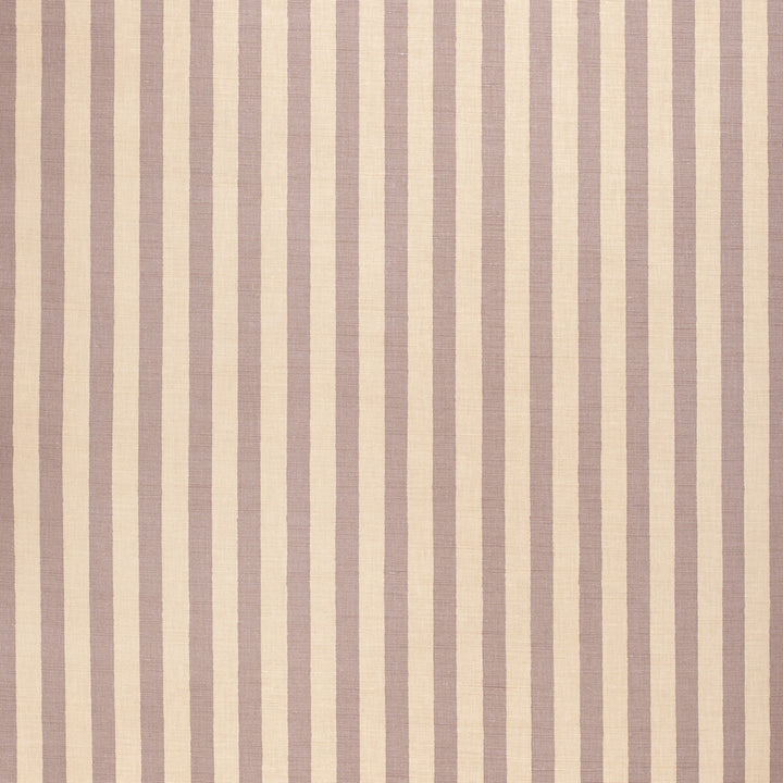 Melba Stripe Plum/White by Lee Jofa Designer Fabric PAOLO MOSCHINO FABRICS LINEN - 67%;COTTON - 33% United Kingdom HEAVY Horizontal: 1.97 and Vertical: 0 50 - Swanky Fabrics -