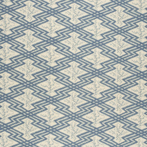 Via Krupp Blue/Ecru by Lee Jofa Designer Fabric