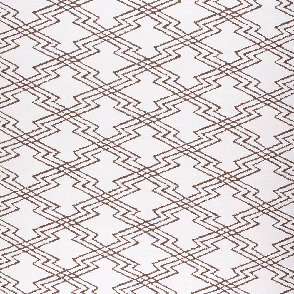 Via Krupp Bis Brown by Lee Jofa Designer Fabric PAOLO MOSCHINO FABRICS LINEN - 67%;COTTON - 33% United Kingdom HEAVY Horizontal: 9.06 and Vertical: 6.3 53.94 - Swanky Fabrics -