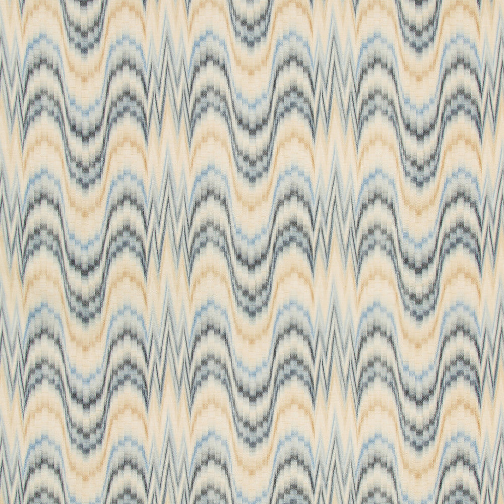 Jasper Print Capri/Indigo by Lee Jofa Designer Fabric AVONDALE LINEN - 100% Thailand MEDIUM Horizontal: 13.12 and Vertical: 10.74 52.5 - Swanky Fabrics -