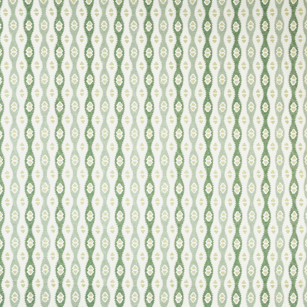 Elba Print Jade by Lee Jofa Designer Fabric AVONDALE COTTON - 90%;LINEN - 10% United Kingdom MEDIUM Horizontal: 13.5 and Vertical: 6.34 54 - Swanky Fabrics -