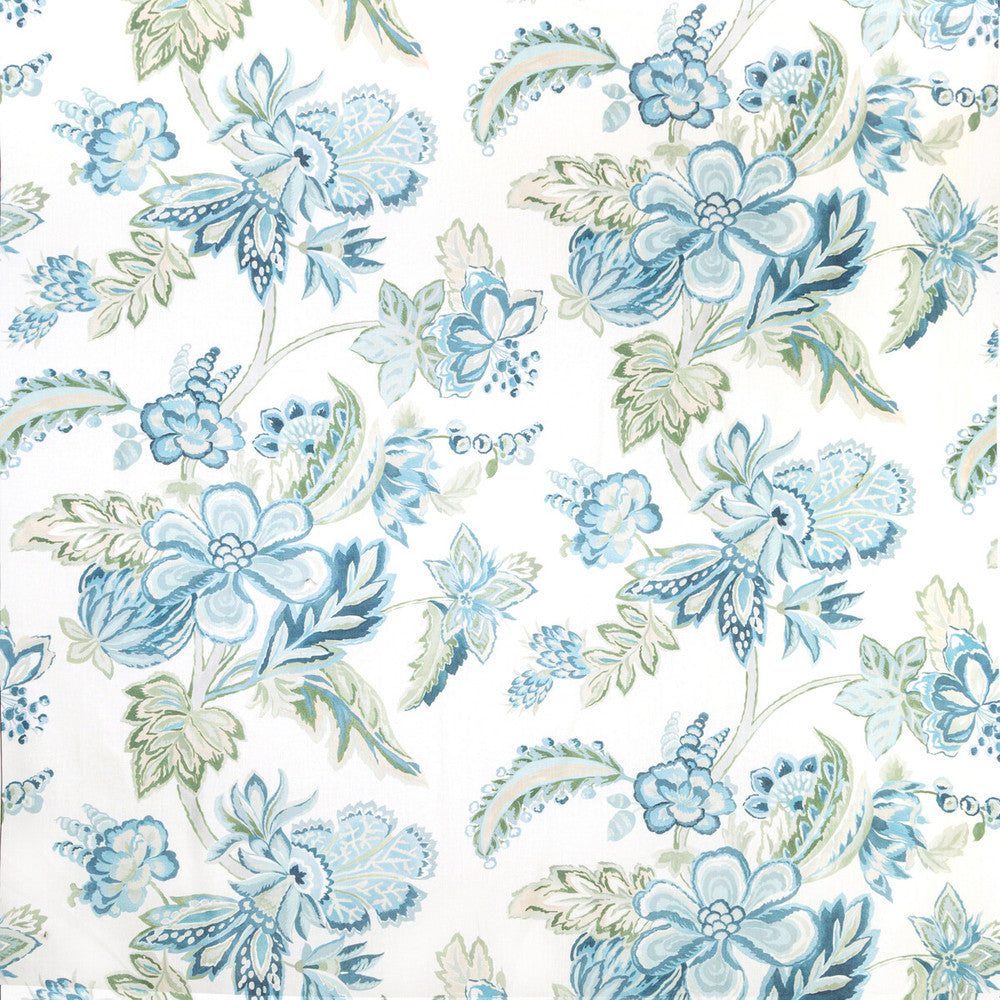 Augustine Print Aqua by Lee Jofa Designer Fabric AVONDALE LINEN - 100% Italy Horizontal: 55.12 and Vertical: 41.34 55.12 - Swanky Fabrics -