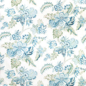 Augustine Print Aqua by Lee Jofa Designer Fabric