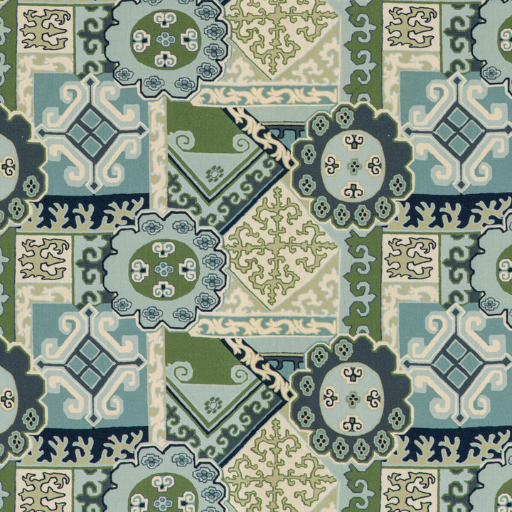 Batangas Print Aqua/Leaf by Lee Jofa Fabric Lee Jofa Fabric Batangas Print Aqua/LeafFabric MINDORO LINEN - 100% Italy </p><p>Repeat: H: 27, V: 17.32 54 - Fabric Carolina -