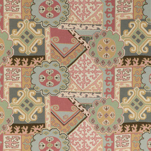 Batangas Print Pink/Multi by Lee Jofa Designer Fabric