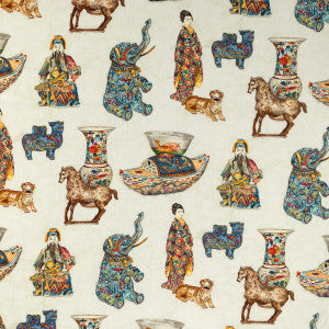 Tambelan Print Lacquer by Lee Jofa Designer Fabric