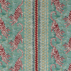 Bongol Print Aqua by Lee Jofa Designer Fabric