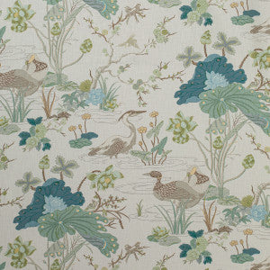 Luzon Print Jade by Lee Jofa Designer Fabric