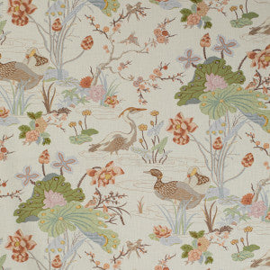 Luzon Print Apricot by Lee Jofa Designer Fabric