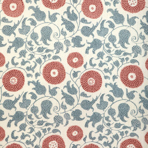 Eldora Print Sky/Brick 2020204.195.0 By Lee Jofa Designer Fabric