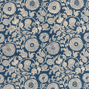 Eldora Print Indigo by Lee Jofa Designer Fabric