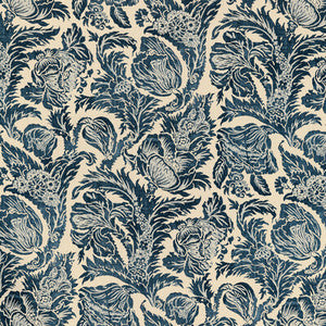 Marion Print Indigo by Lee Jofa Designer Fabric