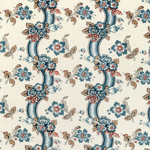Benday Print Denim/Berry by Lee Jofa Designer Fabric